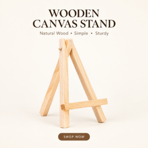 Wooden Canvas Stand